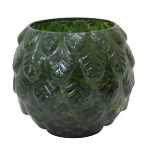 Decoración del hogar de primera calidad de vidrio marrón antiguo de estilo indio en forma redonda vela de diseñador votiva decoración de la boda - Product Image 4