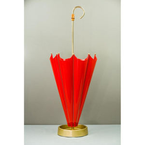 Home Decorative Gold Polished Metal <b>Umbrella</b> <b>Stand</b> Classic Modern Design <b>Indoor</b> Standing Holder and Rack for Stylish Storage - Product Image 3