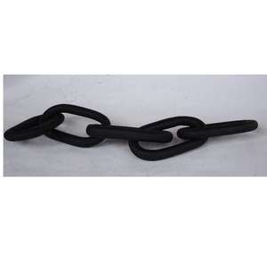 Decoración del hogar de alta calidad nudo de madera tallado a mano eslabón de cadena decorativo Metal fundido granja artesanías de madera - Product Image 4