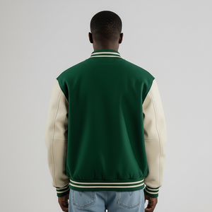 Chaqueta Universitaria Larga de Invierno para Hombre con Mangas de Algodón, Bordado de Alta Calidad, Logotipo Personalizado, Opciones Personalizables - Product Image 6