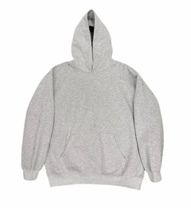Nouveau sweat à capuche personnalisé avec strass, sweat à capuche en strass de haute qualité, coupe ample, sweat à capuche à manches longues en tissu intégral pour hommes - Product Image 2