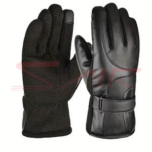 ถุงมือหนังเต็มนิ้วหุ้มฉนวนแฟชั่นฤดูหนาวสำหรับผู้ชายใหม่สำหรับฤดูหนาว - Product Image 1