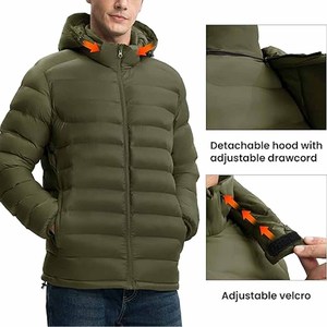 Pufer parker Shiny Bubble Coats Hommes logo 800 Remplir les vestes Big Puffer Jacket téléchargées par Dress Sports - Product Image 5