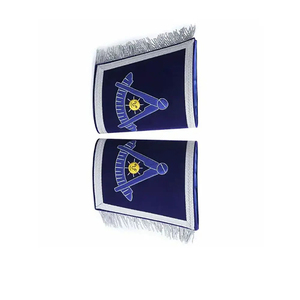 ถุงมือหนังสำหรับอัศวินเทมพลาร์มาโซนิกมีกระดุมและลายกากบาท - Product Image 3