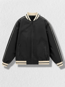 New Best Quality Custom Made Adult and Youth <b>Baseball</b> Letterman Chicago Canvas Varsity Jacket with Front Logo for Men Winter - Product Image 5