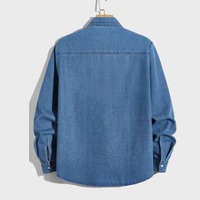 Chaqueta vaquera de nuevo diseño personalizada para hombre, Chaquetas vaqueras de calidad superior para primavera y otoño personalizadas