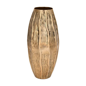 Decorative Vase Modern Brass Plated Flower Vase Engraved Design Handcrafted <b>Metal</b> Table Top Decorative Vase Home Decor - Product Image 2