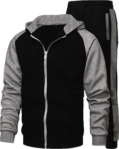 Survêtements unisexes sur mesure en coton 100% respirant, doublés polaire, coupe classique, avec capuche, tissu 300g, vente en gros - Product Image 2