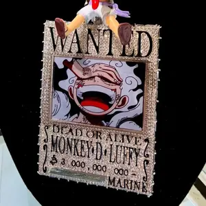 Pendentif et breloque personnalisables en moissanite ronde style hip-hop avec bijoux personnalisés pour événements, en argent 925, style tendance - Product Image 3