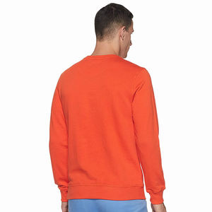 Sweats pour hommes de qualité supérieure pull de couleur orange grande taille manchette élastique sweats à séchage rapide pour adulte - Product Image 2