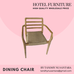 Silla de comedor de alta calidad para exteriores e interiores para hoteles y restaurantes Silla de mimbre sin brazos Muebles de comedor - Product Image 6