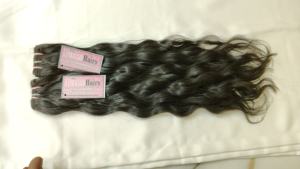 Jerry Hair Exports 100% Pure Virgin Brazilian Hair Bundles Onda de agua 12 pulgadas Máquina Doble trama Todos los colores Adecuado bajo - Product Image 5