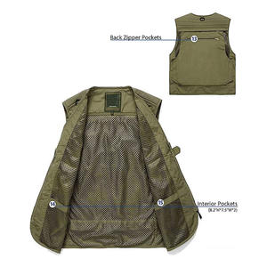 Chaleco de Seguridad Reflectante de Alta Visibilidad Ligero para Hombre, Estilo Casual, Impermeable y Transpirable, Hecho en Pakistán, Precio Económico - Product Image 5