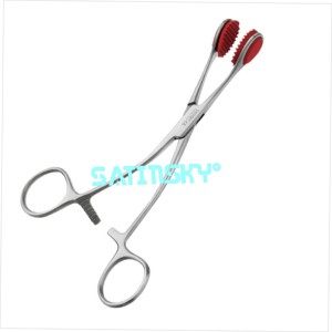เครื่องมือทันตกรรมขนาด 16 ซม. สำหรับเด็ก ทำจากเหล็กกล้าไร้สนิม ประกอบด้วยที่ถ่างปากและคีมคีบลิ้น ผลิตด้วยแรงบิดมือ วัสดุ AISI 420 - Product Image 1