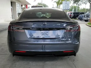 2021 Tesla โมเดลเอสลายสก๊อต SUV มอเตอร์ขับเคลื่อนคู่พวงมาลัยมัลติฟังก์ชั่นเบาะหนังที่นั่งด้านหลังรถมือสอง - Product Image 4