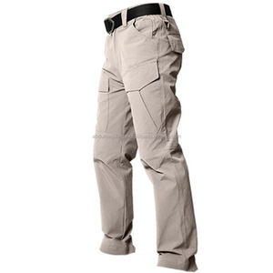 กางเกงคาร์โก้เอวสูงสำหรับผู้ชาย ไซส์ใหญ่ ทนทาน ระบายอากาศได้ดี มีหลายกระเป๋า ผลิตจากผ้าแคนวาสฝ้าย 100% - Product Image 4