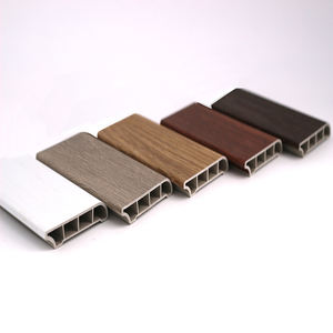 Plinthe encastrée à bas prix d'usine Black Line Board SPC Floor Edge Strips - Product Image 2