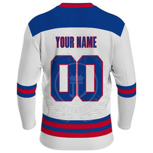 Créez votre propre logo, maillot de hockey sur glace personnalisé, haute qualité, 100% polyester respirant, en vente - Product Image 2