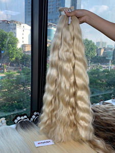 Extensiones de Cabello Humano Virgen de Lujo de 30 Pulgadas, Super Dobles, Naturales, Onduladas y Sedosas, Sin Caída, Disponibles en Todos los Colores - Product Image 2