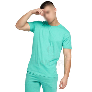 Meilleur fournisseur Ensembles de chemises à manches courtes de couleur unie pour hommes Tissu de haute qualité doux au toucher Design unique Respirant pour l'été - Product Image 3