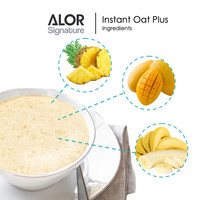ALOR Céréales instantanées raffinées pour adultes aux fruits lyophilisés 40g 8/16 sachets Boîte/Sac Emballage en vrac Sans gluten Faible teneur en glucides
