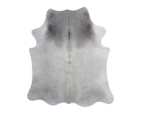 Grey Hair On Cowhide Rug Real Leather Handmade Carpet For Home Office And Outdoor Decoration