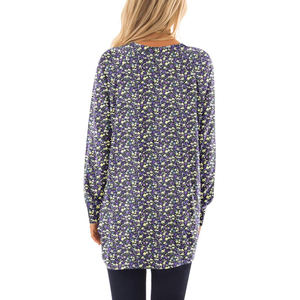 Camiseta de Punto Sólida para Mujer, con Estampado Digital, Tejido Suave y Liso, Informal, Moderna, Transpirable y Colorida - Product Image 3