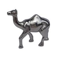 Sculpture d'art moderne en métal, motif léopard, artisanale, couleur personnalisable, durable, pour la maison, l'hôtel, le bureau, ou comme ornement de table.