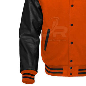 Chaqueta Universitaria de Invierno de Primera Calidad con Logotipo Personalizado, Ropa de Moda, Chaqueta Universitaria de Invierno de Manga Larga - Product Image 4