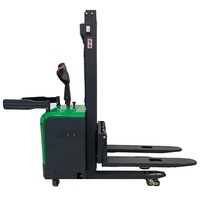 Gerbeur électrique pour allées étroites, mât haute visibilité, batterie au plomb-acide, capacité 1000-2000 kg pour une manutention efficace, compact