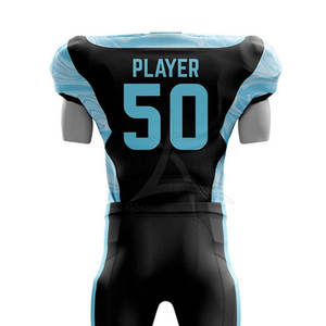 Nouvel uniforme de football américain tendance pour hommes adultes, respirant, à manches courtes, en tissu léger, conçu pour les entraînements et les matchs d'équipe - Product Image 5