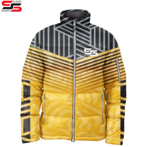 Nouvelle conception de veste matelassée pour homme personnalisée, de luxe, de haute qualité, col cheminée, sublimation, vestes à bulles ultralégères pour homme, veste d'hiver - Product Image 1