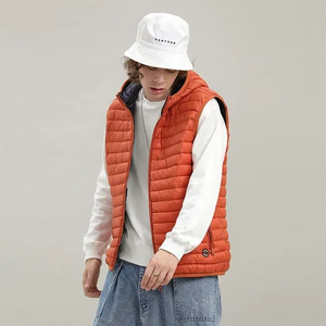 ¡Novedad de 2025! Chaleco acolchado de lana con logotipo personalizado, Chaqueta corta impermeable transpirable para ropa informal de invierno - Product Image 5