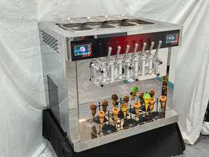 Tự động thương mại mềm phục vụ Ice Cream Maker 4 + 3 Mix hương vị máy làm kem mềm với máy nén - Product Image 6
