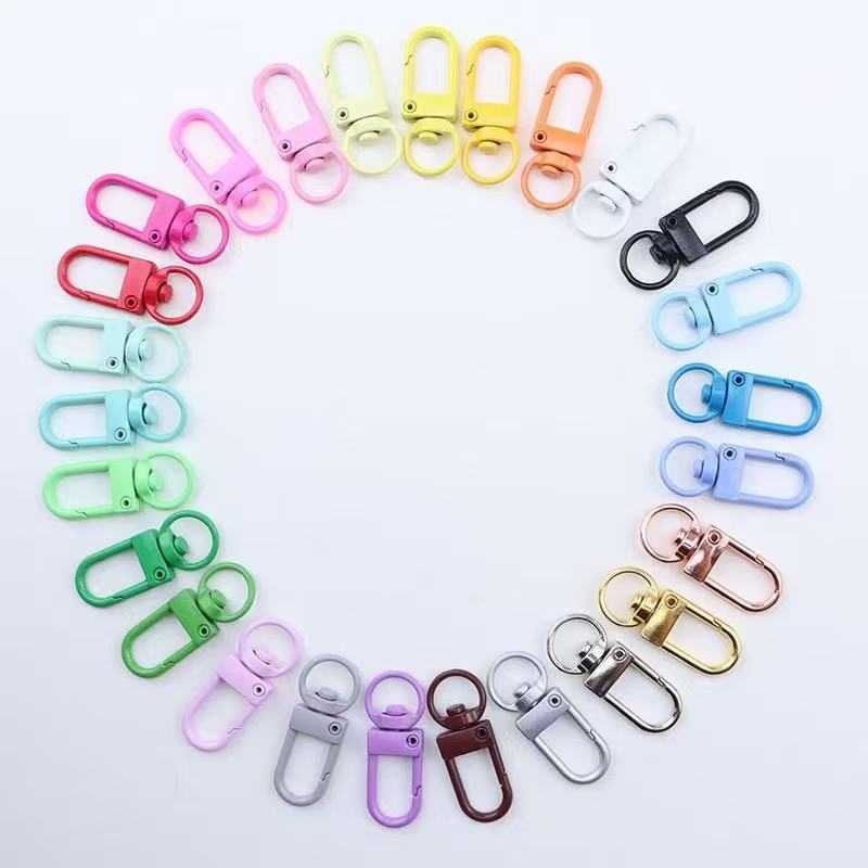 36PCS Swivel Snap Hooks, Heavy Duty Lobster Claw Clasps, Silver