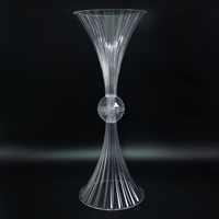 Support à fleurs moderne de luxe en fer et acrylique, centre de table pour mariage, vase pour événements de mariage