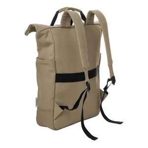 "Recycled Canvas Eco-Friendly Promotional <b>Backpack</b>-Rebyss <b>Roll</b> <b>Backpack</b>" - Product Image 5
