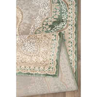 Tapis en peluche vert Lynosse, tapis tissé moderne adapté aux animaux domestiques, pour salon, salle de séjour, chambre d'enfants, cuisine P0246
