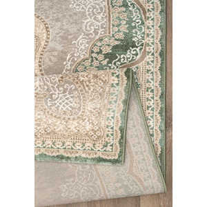 Tapis en peluche vert Lynosse, tapis tissé moderne adapté aux animaux domestiques, pour salon, salle de séjour, chambre d'enfants, cuisine P0246 - Product Image 3