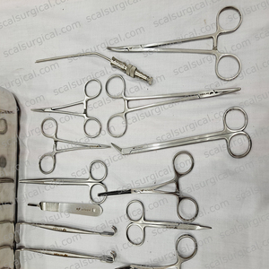 Juego de Instrumentos Quirúrgicos para Fístula Arteriovenosa de 30 Piezas, Instrumentos Vasculares de Acero Inoxidable para Cirugía Arteriovenosa - Product Image 3