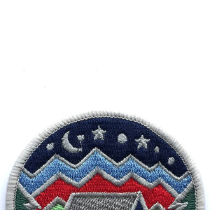 Patchs de Chenille de broderie de main de fleur personnalisée de haute qualité à bas quantité minimale de commande Badges de patch de broderie à coudre d'approvisionnement direct d'usine - Product Image 3