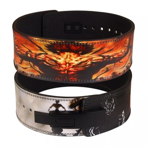 เข็มขัดยกน้ำหนักหนังแท้สำหรับการฝึกยกน้ำหนักแบบพาวเวอร์ลิฟติ้ง ขนาด 10 มม. เข็มขัดออกกำลังกายแบบกำหนดเองสำหรับการฝึกซ้อมในยิม เข็มขัดยกน้ำหนักแบบสควอท - Product Image 2