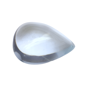 Piedra de cabujón suelta de Aguamarina genuina, gemas de Aguamarina pulidas increíbles, Aguamarina en forma de lágrima para hacer joyas - Product Image 1