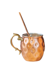 Meilleure vente de tasse à mule de Moscou en métal au design martelé pour restaurant, hôtel et fête à bas prix - Product Image 1