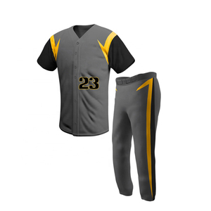 Uniforme de base-ball pour hommes, ensemble de qualité supérieure, personnalisé, grande taille, respirant, professionnel - Product Image 2