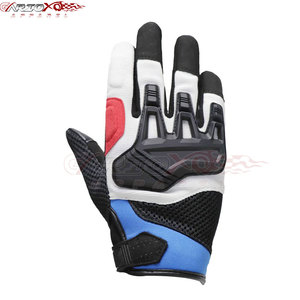 Guantes de moto todoterreno con acolchado absorbente de golpes Guantes de moto de puño largo Guantes de moto compatibles con pantalla táctil - Product Image 2