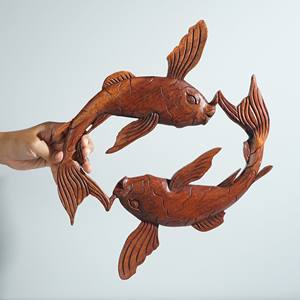 Tallas artísticas de madera creativas distintivas para decoraciones, superventas, artesanía de madera tallada a mano - Product Image 6