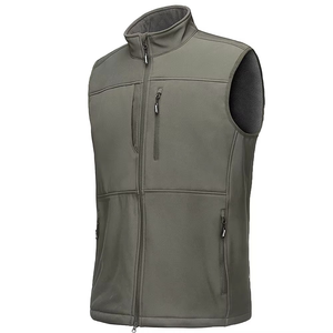 Personalizar de alta calidad para hombre deporte al aire libre invierno impermeable a prueba de viento trabajo carga Softshell pesca caza chaleco - Product Image 5