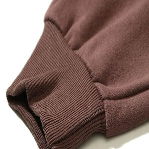 Sweat à capuche en coton mélangé pour impression puff, avec épaules tombantes et ourlet côtelé, style décontracté, streetwear d'hiver - Product Image 3