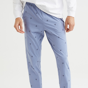 Pantalones de pijama a cuadros Stewart de franela de algodón personalizados clásicos para hombre, nuevo diseño, ropa de dormir de satén navideño, talla XL - Product Image 2